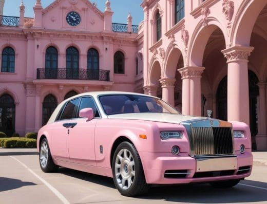 pink-taxi-beograd-(6).jpeg-90-kb-1024-x-1024-piksela-ružičasti-rolls-royce-phantom-luksuzna-limuzina-parkirana-ispred-velike-ukrašene-ružičaste-zgrade-sa-lučnim-prozorima-i-tornjem-sa-satom-ai-generisano