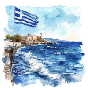 taxi-na-kritu.jpeg-221-kb-1500-x-1500-piksela-Ilustracija-akvarela-za-dan-nezavisnosti-grčke-na-beloj-pozadini